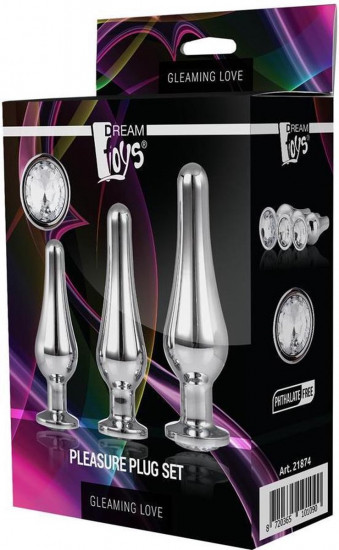 Gleaming Love pleasure set silver