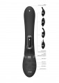 Vive, Chou, silicone vibrating G-Spot rabbit, zwart