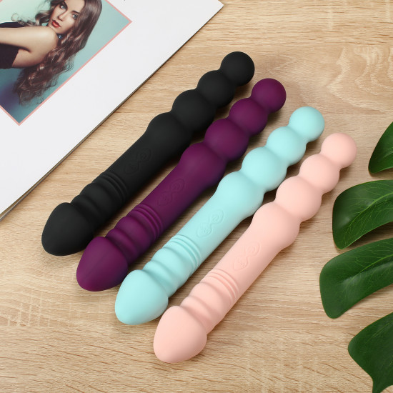 IVY Double Dipper Dual End Vibrator Zwart