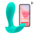 Cupido App Controlled 2613 Koppels Vibrator Cyaan