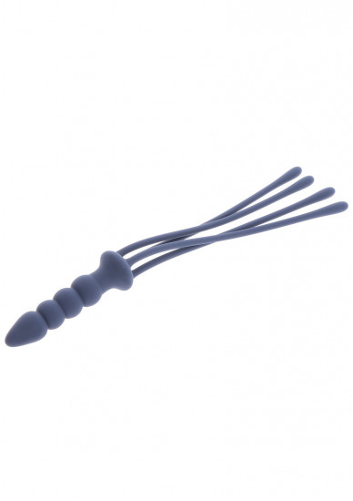 Taboom Siliconen Zweep En Plug Blauw