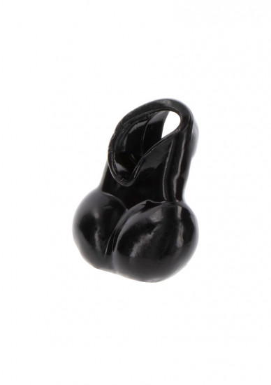 Toy Joy Penis Ring with scrotum holder Zwart