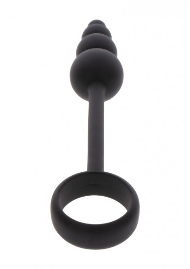 Toy Joy Anal Plug & Cock Ring Zwart