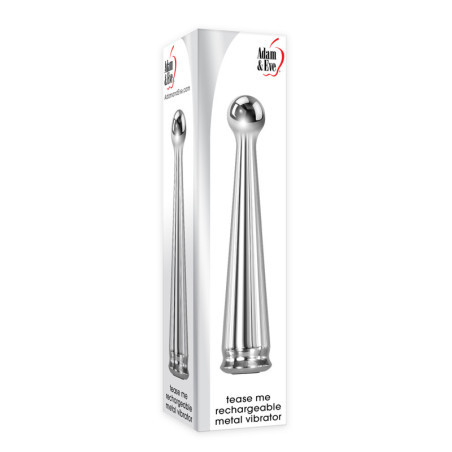 Adam & Eve Tease Me Rechargeable Vibrator Metaal