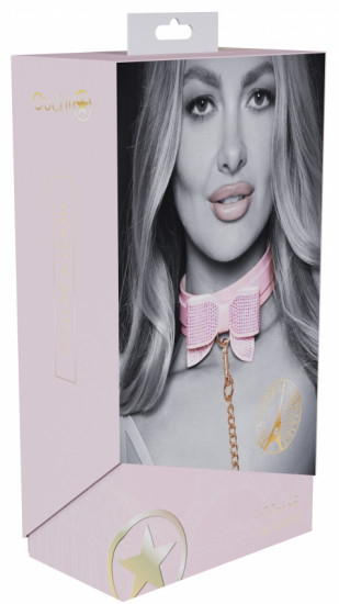 Ouch! Paris Halsband En Riem Roze