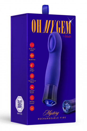 Oh My Gem Mystery Sapphire Vibrator Paars