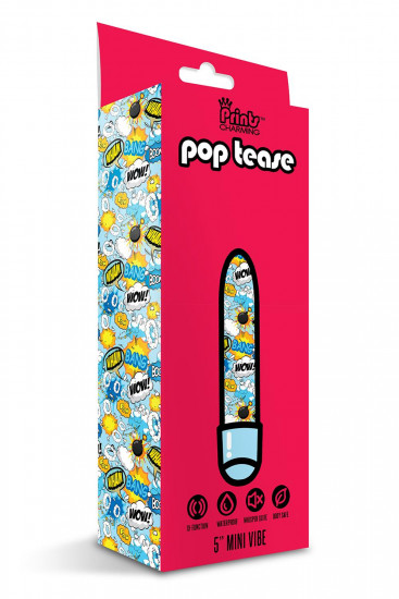 Pop Tease 5 Inch Mini Vibe Bang Blue