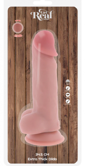 Get Real Extra Thick 34,5 CM Dildo