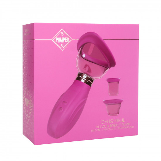 Pumped Delightful Vulva & Breast Pump Roze