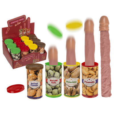 Jumpende Willy In Blik Roasted Peanuts