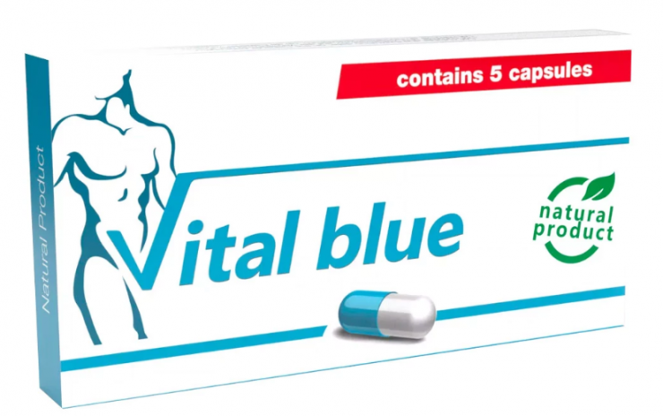 Vital Blue Libido Capsules 30 stuks