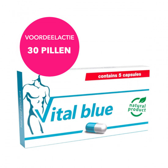 Vital Blue Libido Capsules 30 stuks