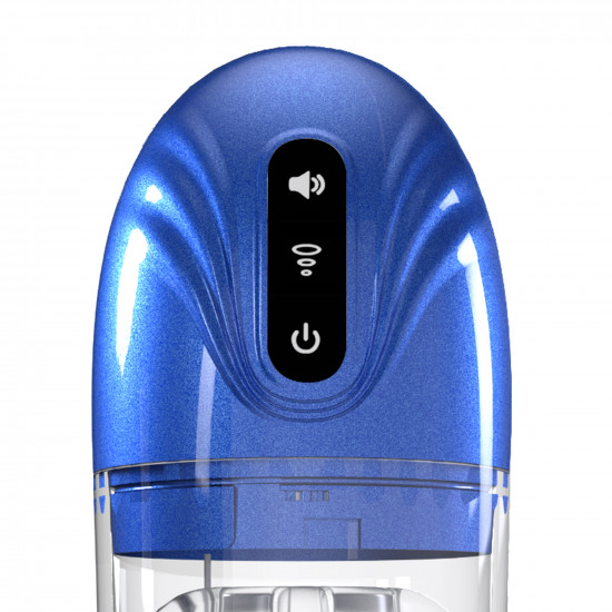 Pumped Sonicpull Masturbator Pump Metallic Blue