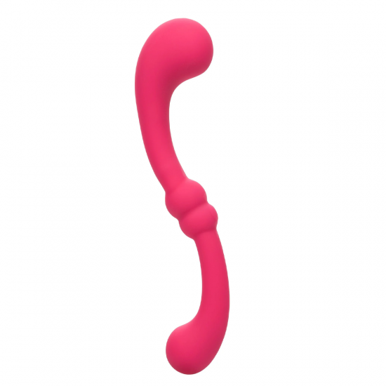 Pretty Little Wands Curvy Dubbele Vibrator Roze