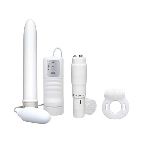 Doc Johnson White Nights Pleasure Kit Koppels Wit