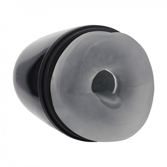 Pumped Vibrobator Masturbator Pump Gun Metal