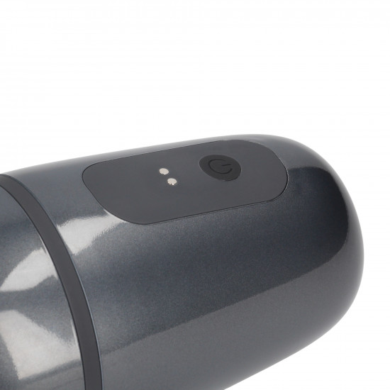 Pumped Vibrobator Masturbator Pump Gun Metal