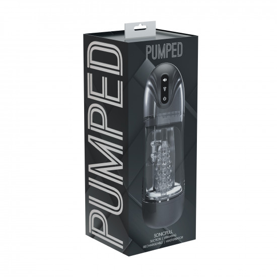 Pumped Sonicpull Masturbator Pump Gun Metal