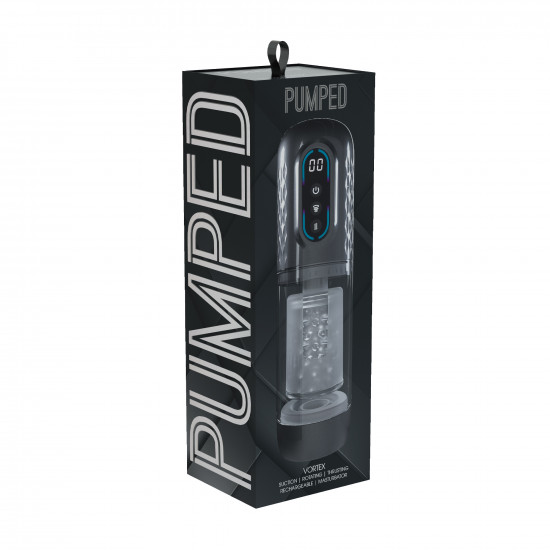 Pumped Vortex Masturbator Pump Gun Metal