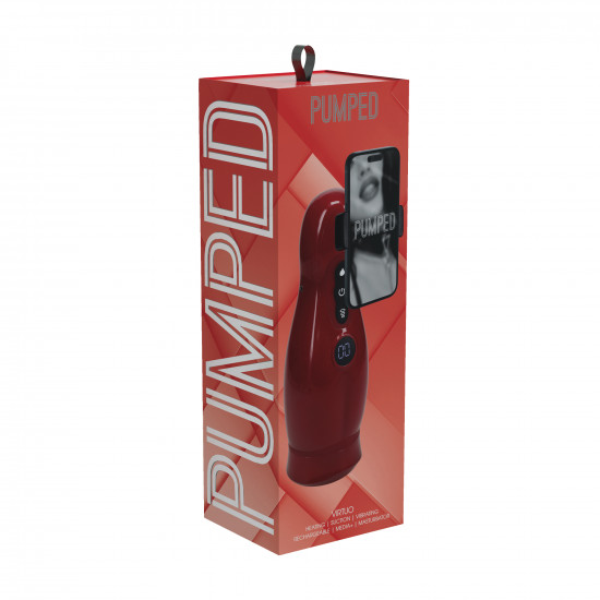 Pumped Virtuo Masturbator Pump Metallic Red