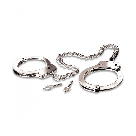 Metal Leg Cuffs Zilver