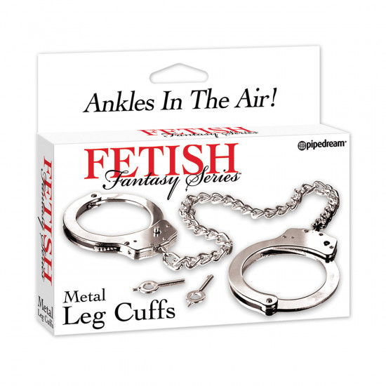 Metal Leg Cuffs Zilver