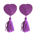 Ouch! Nipple Tassels Heart Paars