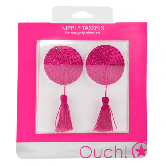 Ouch! Nipple Tassels Round Roze
