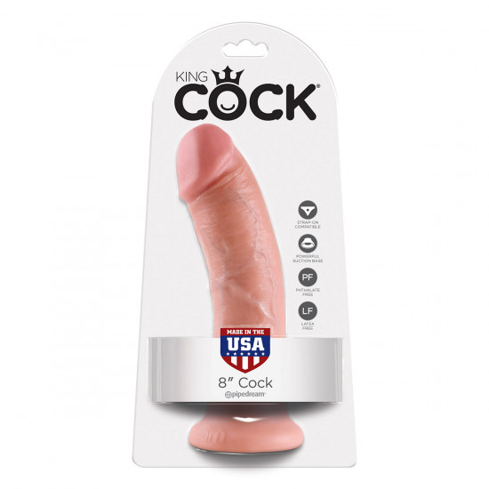 King Cock 8 Inch Dildo Blank