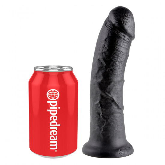 King Cock 8 Inch Dildo Zwart