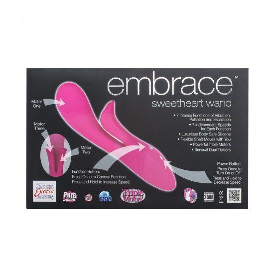 Embrace Sweetheart Wand Vibrator Roze