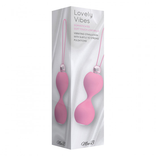 Lovely Vibes Sophisticated Soft Touch Love Balls Roze