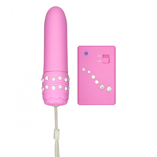 Crystal Mini Vibe Vibrator Roze