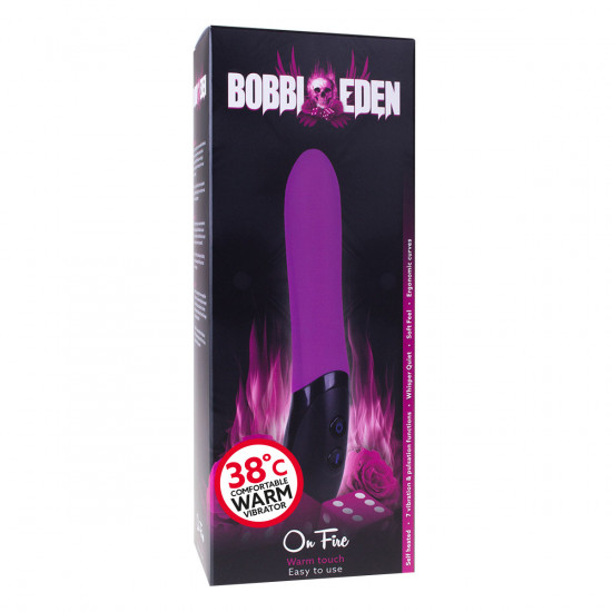 Bobbi Eden On Fire Vibrator Paars