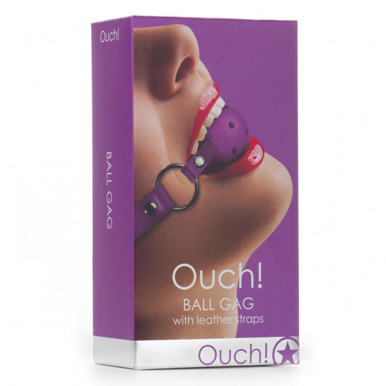 Ouch! Ball Gag Paars