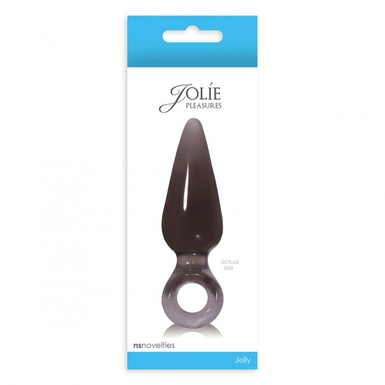 Jolie Pleasures Buttplug Houtskool Small