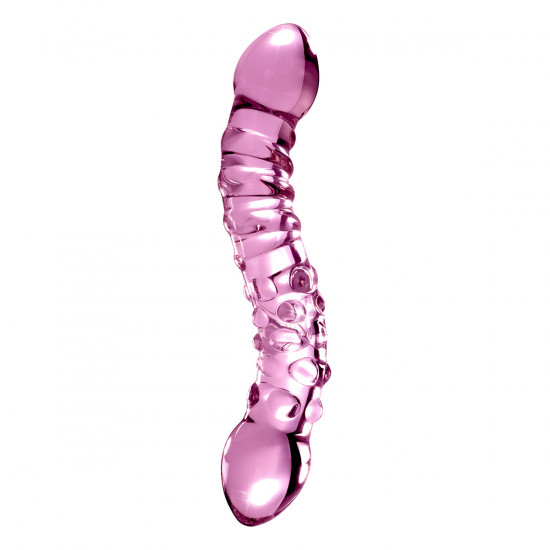 Icicles No. 55 Glazen Dildo Roze