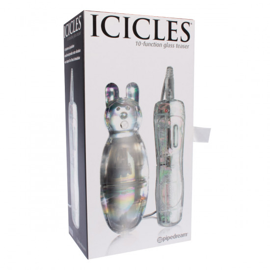 Icicles No. 33 Glazen Clitoris Vibrator Transparant