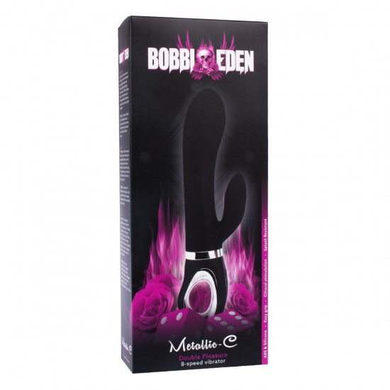 Bobbi Eden Metallic-C Vibrator Zwart