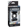 C-Ringz Extreme Double Trouble Cockring Zwart