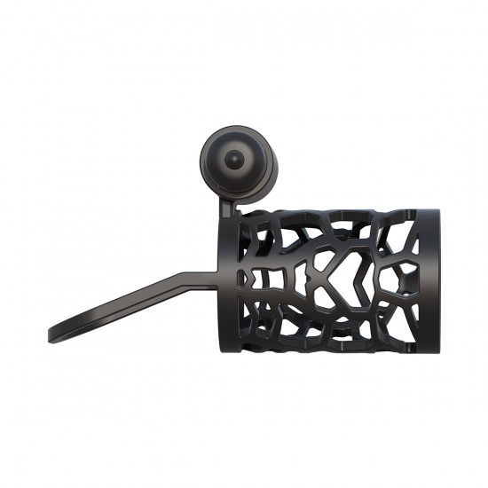 C-Ringz Thick Dick Silicone Vibrating Cage Sleeve Zwart