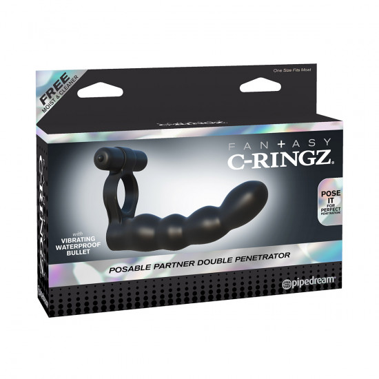 C-Ringz Posable Partner Double Penetrator Cockring
