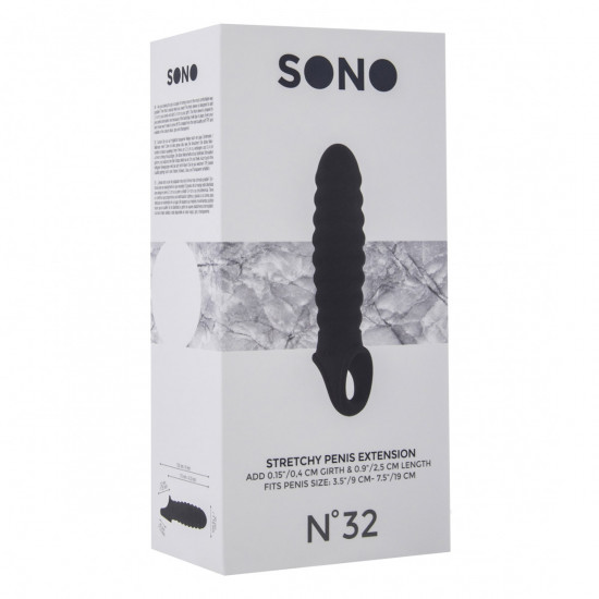 Sono Stretchy Penis Extension No. 32 Zwart