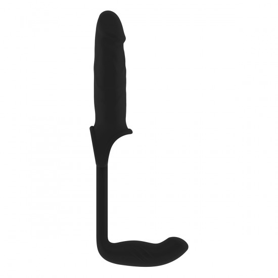 Sono Stretchy Penis Extension & Plug No. 34 Zwart
