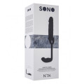 Sono Stretchy Penis Extension & Plug No. 34 Zwart