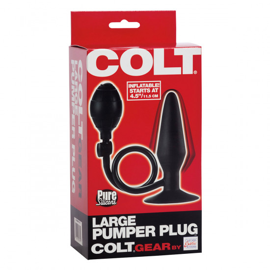 Colt Large Pumper Buttplug Zwart