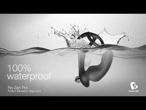Rocks-Off Ro-Zen Pro Anaal Vibrator Zwart