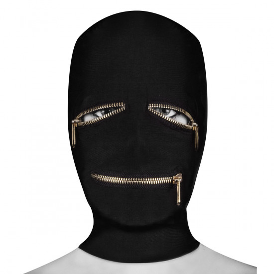 Ouch! Extreme Zipper Mask Zwart
