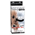 Fetish Extreme Vibrating Silicone Hollow Strap-On Zwart