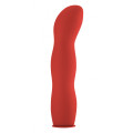 Ouch! Silicone Strap-On Set 10 Inch Rood